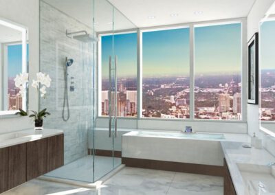 Pazar fürdöszoba Paramount luxus felhökarcolóban